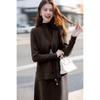 Women's Elegant Winter Top, Vest & Long Skirt Set