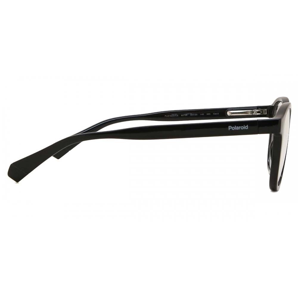 Polaroid Pld 6203 Cs With Clip On Polarized 807 M9 Unisex Eyeglasses