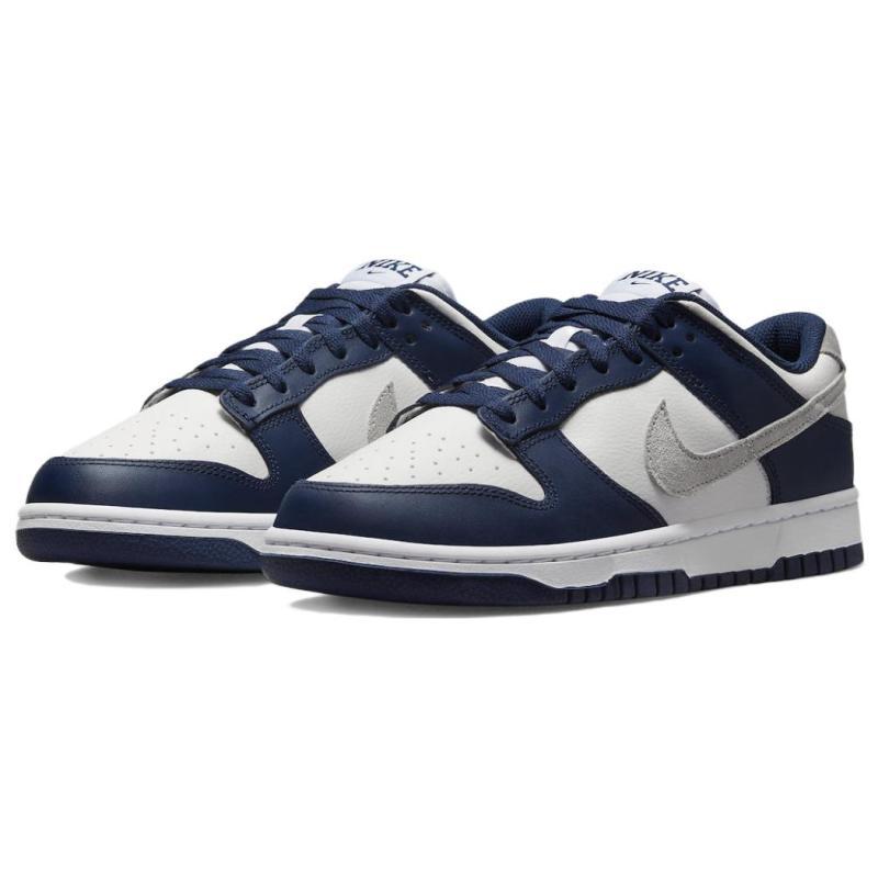 Nike Dunk Low 'Midnight Navy Smoke Grey' Skate Shoes Sneakers FD9749-400