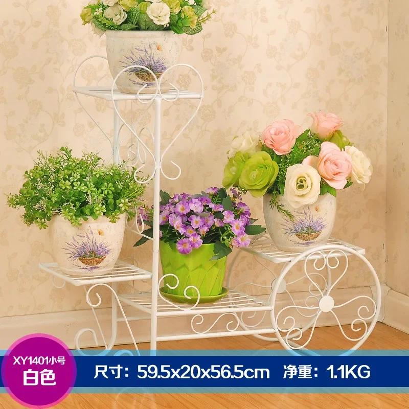 

Многослойная подставка для цветов из железа для гостиной, сборная подставка для цветов для балкона, внутренняя железная подставка для цветов