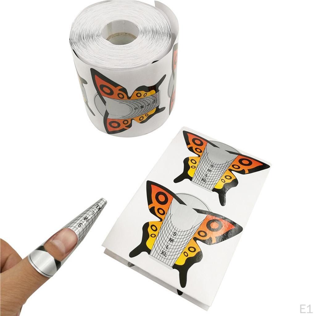 Nail Extension Guide Sticker Polish DIY Stencil Kit