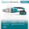 Yofidra 1500W Electric Cordless Vacuum Cleaner Portable Rechargeable Household Cleaning Power Tool For Makita 18V Battery Pin