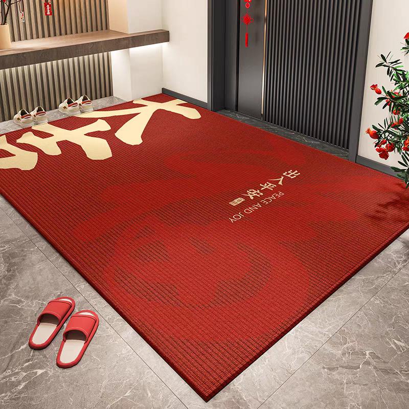 Luxury Crystal Velvet Non-Slip Entrance Mat - Dirt-Resistant Hallway and Doorway Rug