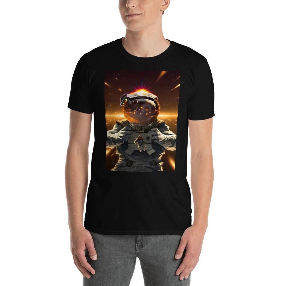 ASTRONAUT SPACE UNIVERSE AWESOME GRAPHIC Short-Sleeve Unisex T-Shirt S