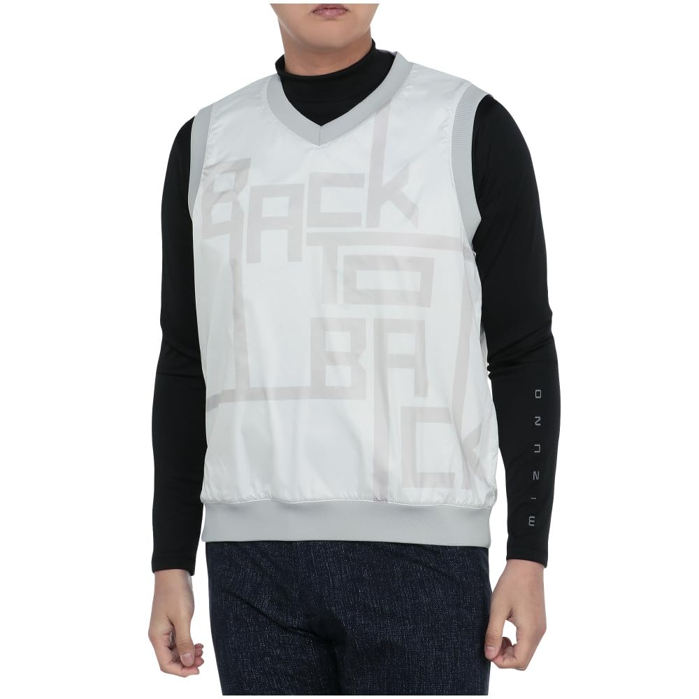 

Мужской двусторонний гольфовый жилет Mizuno Reversible Golf белый, E2MCB506, белый