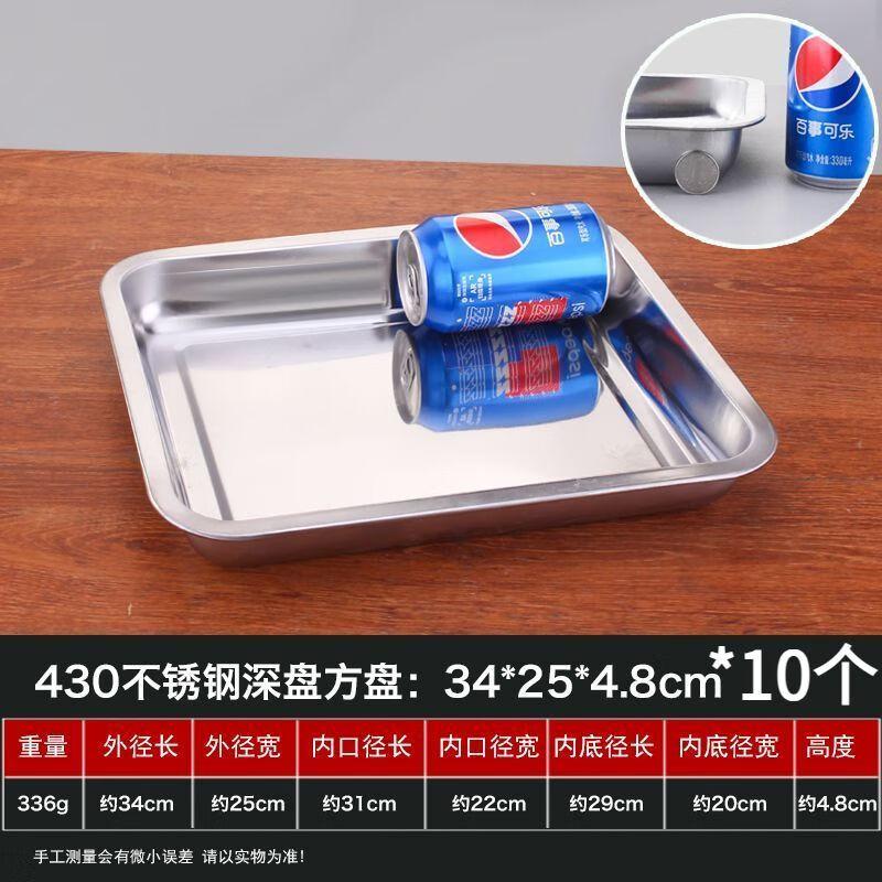 Stainless Steel Rectangular Serving Tray