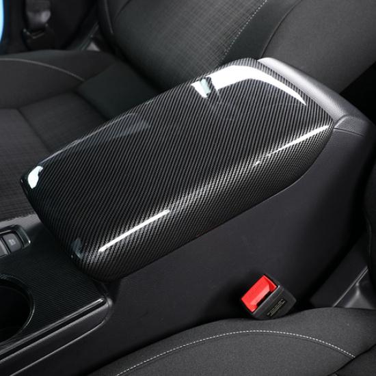 Carbon Fiber Central Storage Box Decor Cover 1pc For Honda Civic -2025