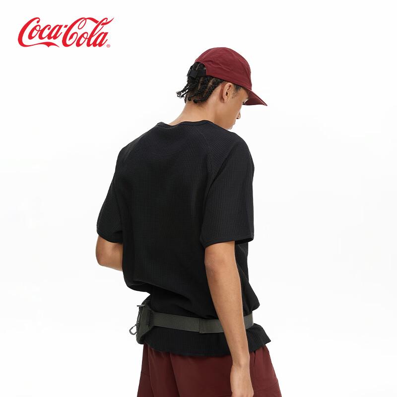 Coca-Cola Unisex Waffle Knit Short-Sleeve T-Shirt