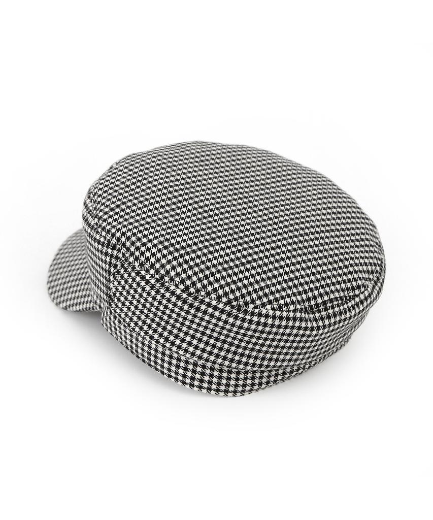 Eondeokeonteulolseutyudio Four Seasons Cotton Bellboy Cap Mariner / Hound Tooth Ck / Mono