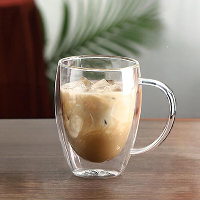 Double-Wall Heat-Resistant Glass Mug