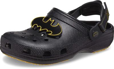 Crocs Batman Verstellbarer SR Clog 23cm Sandalen, Schwarz,