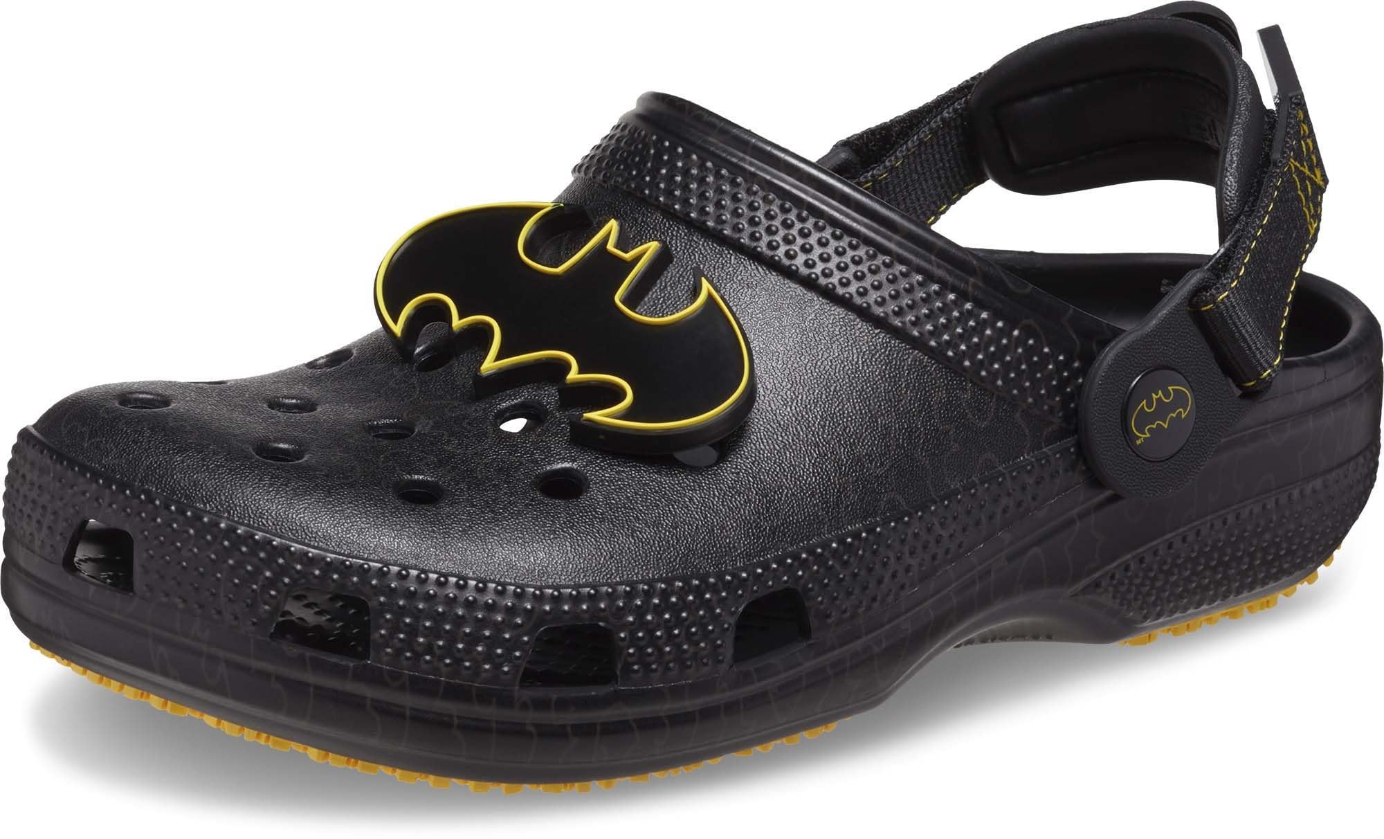 

Crocs Batman Регулируемые SR Клоги 23см Сандалии, Черные, чёрный