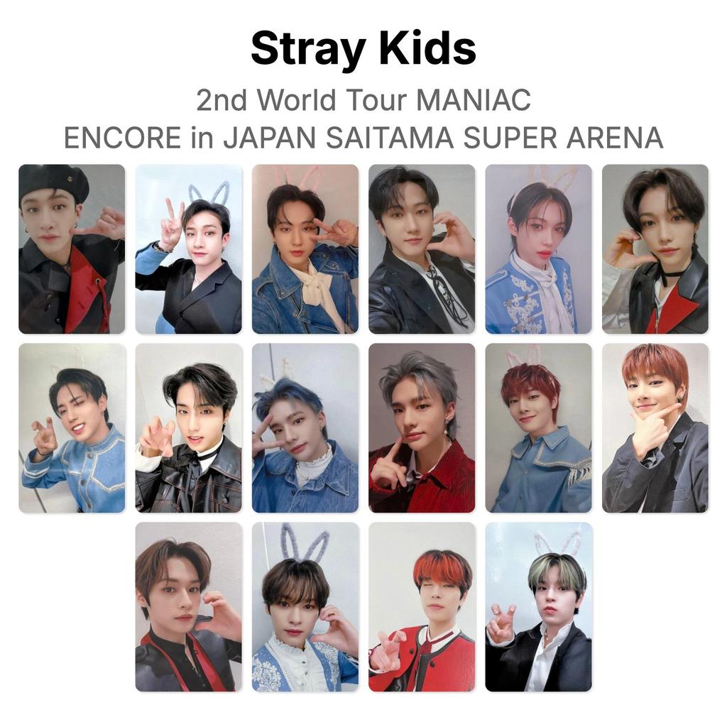 Stray Kids 2nd World Tour MANIAC ENCORE in JAPAN SAITAMA SUPER ARENA Official Photocard