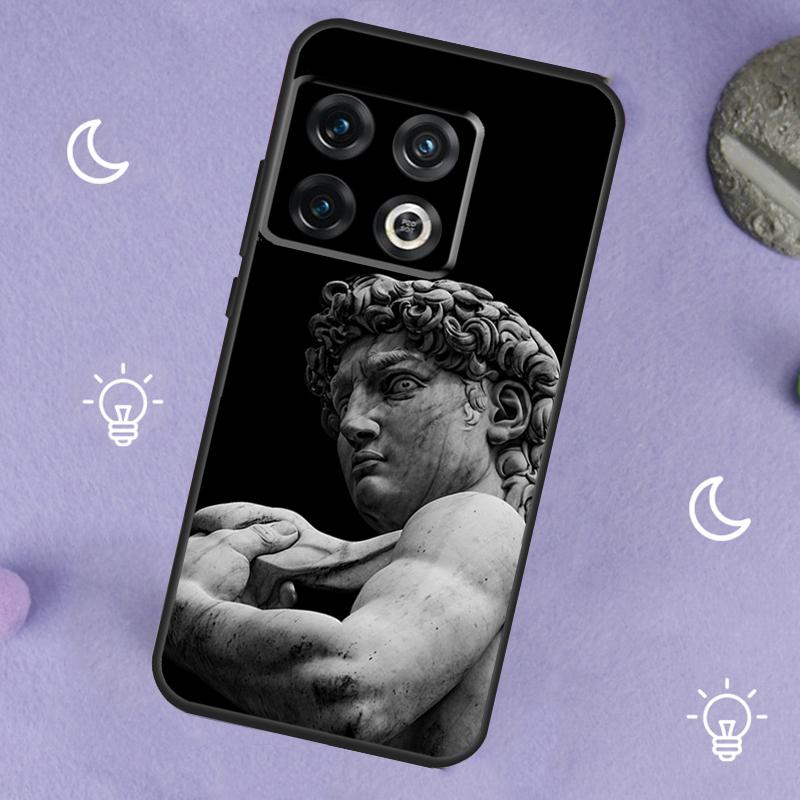 Greek Aesthetics Plaster statue Case For OnePlus 13T 10T 8T 10R 12R 13R 15 13 12 11 10 9 Nord 5 CE 2 3 4 Lite N20 N30 Cover