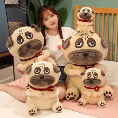 1pc 23 /33 /43cm Simulation Shar Pei Dog Plush Dolls Lovely Dog Pillow Stuffed Soft Animal Toys Throw Pillow For Children Girls