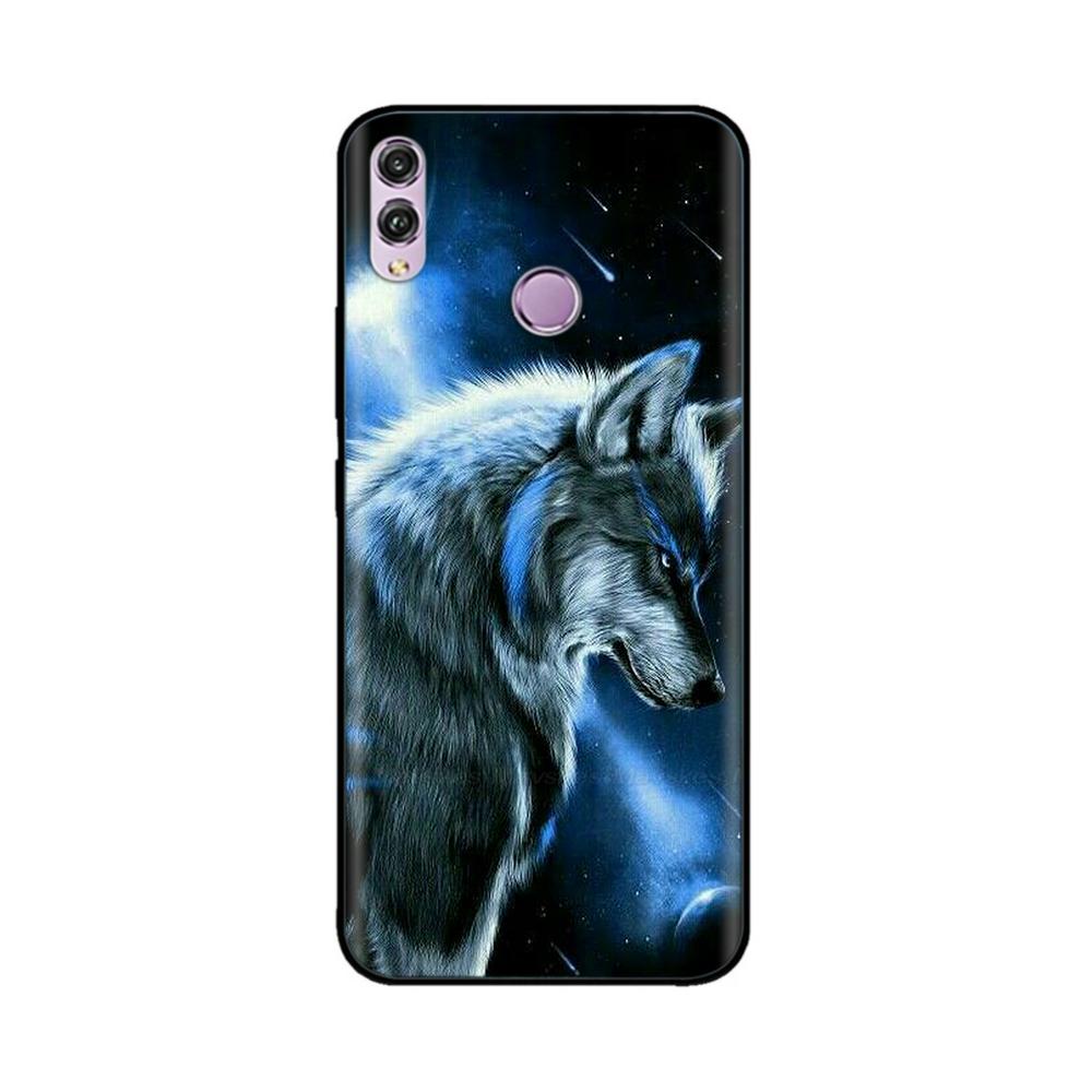 For Huawei Honor 8X Case Silicon Soft TPU Cartoon Painted Back Cover Phone Case for Huawei Honor 8X 8 X Honor8x Cases Bumper