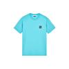Ss23 Solid Color Logo Patch Crew Neck Short Sleeve T-Shirt Men Tops Dark-Blue 101524113-V0042