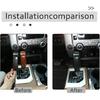 ABS Car Gear Shift Knob Head Cover Trim Stickers for Toyota Tundra 2007 2008 2009 2010 2011 2012 2013 2014+ 2021 Sequoia 2008-2020 (Black Carbon