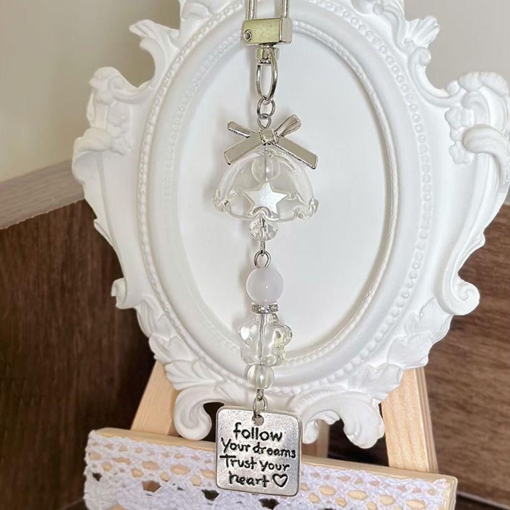 Jellyfish Y2K Jellyfish Mobile Key Chain Sea Shell Fish Phone Charm Keycord Mobile