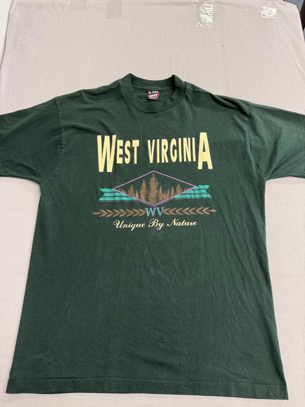 Vintage West Virginia Nature T-shirt - Unique by Nature XL M