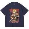 230 Gsm 100% Cotton Vinland Saga V1 Thorfinn Print Unisex Heavy Cotton T Shirt