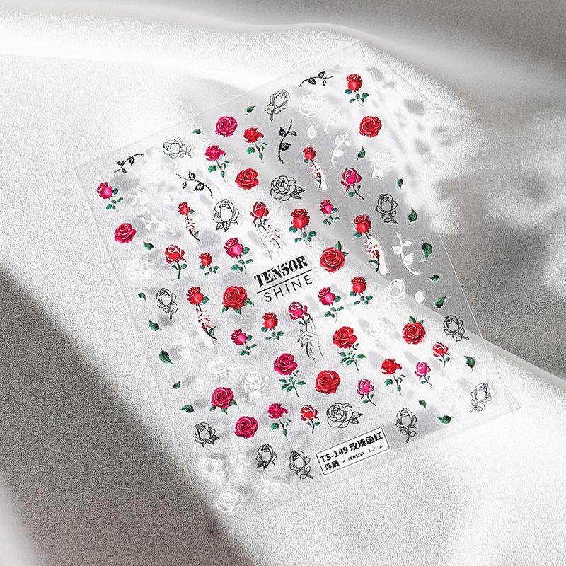 New Fruit Strawberry Jelly Nail Art Cute Stickers Sweetheart Cherry Bow Rabbit Diy Nail Decoration