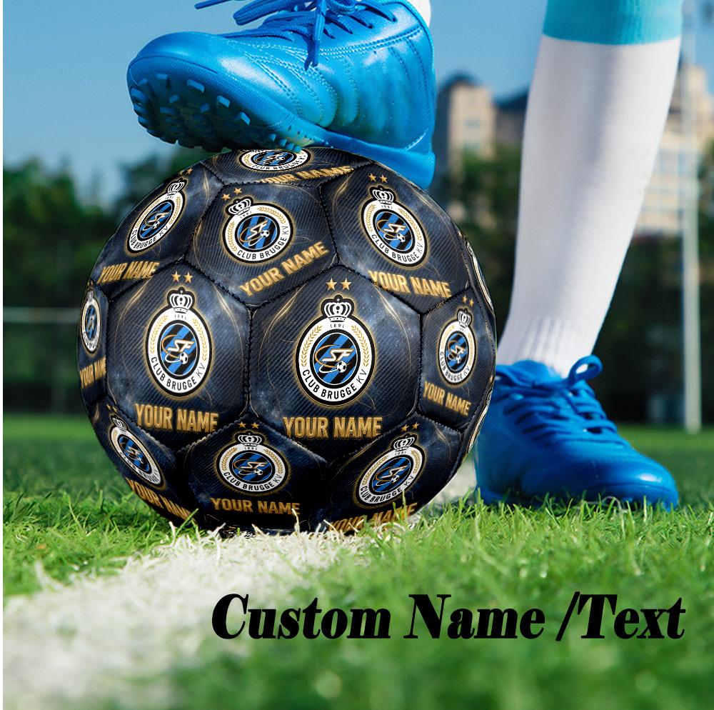 Size 5 Football Custom Name Text, Outdoor Training Soccer BallClub Brugge FC