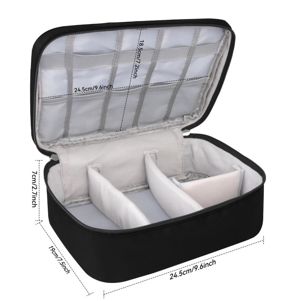 1pc Multifunctional Digital Bag Durable Professional Barber Tool Organizer Waterproof Cable Storage Bag Home Accessories