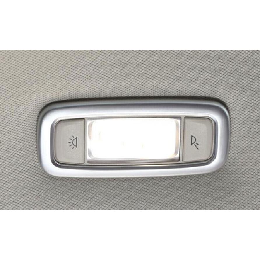 For BMW 7 Series 2016-2022 Matte Silver Rear Reading Light Lamp Decor Cover Trim