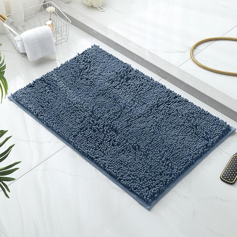 Ultra-Absorbent Non-Slip Chenille Floor Mat for Bathroom, Bedroom, and Living Room