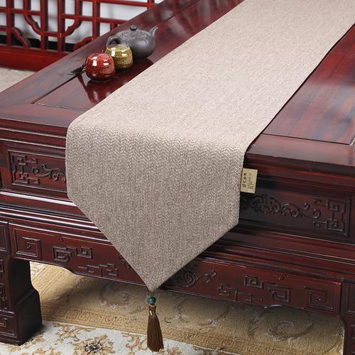 Neue Chinesische Zen Stil Tisch Flagge Wohnzimmer Massivholz Tee Tisch Flagge Esstisch TV Schrank Abdeckung Tuch Tischdecke