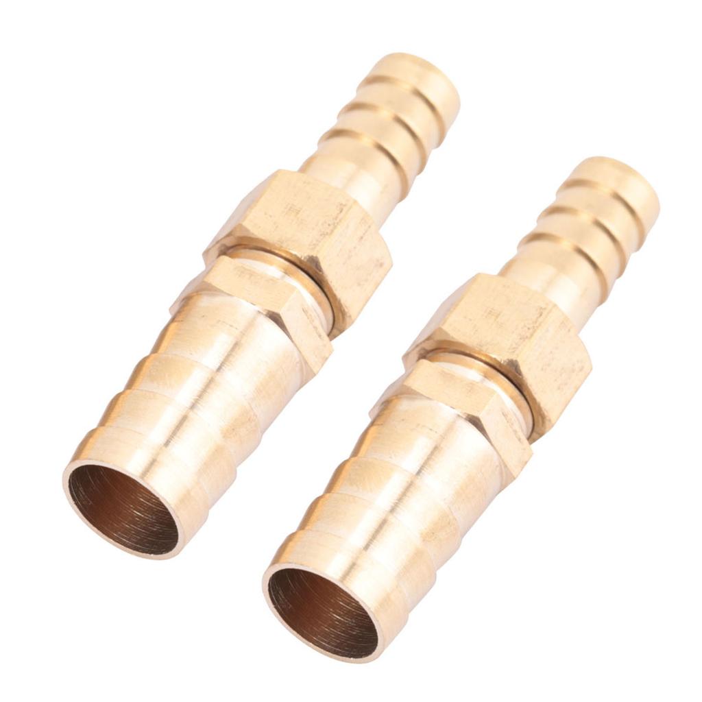 Brass Fitting Hose Barb Tail Reducer Reducing Plug Connector (6mm-8mm 4 pcs)