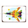 F Tomcat Flying Metal Plaque Poster Cinema Bar Cave Wall Decor Printed Cinema Tin Sign Poster