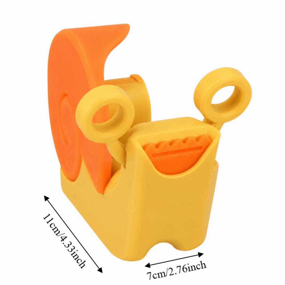 Snail Shape Tape Dispenser Clean Tearing Tape Seat School Supplies Tape Accessory Home Office