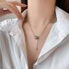 Exquisite Minimalist Ball Pendant Necklace For Women Girls Fashion Temperament Classic Snake Clavicle Chain Birthday Gifts