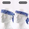 Letní chladivý nákrčník s potiskem Ledový ručník Rychle chladící šátek na hlavu Bandana Udržující chlad Čelenka pro posilovnu Golf Jóga