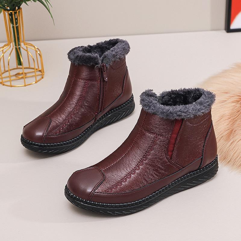 

Женские зимние плюшевые водонепроницаемые короткие ботинки, легкие и удобные, материнские боты, ботильоны для женщин WSH5223 41