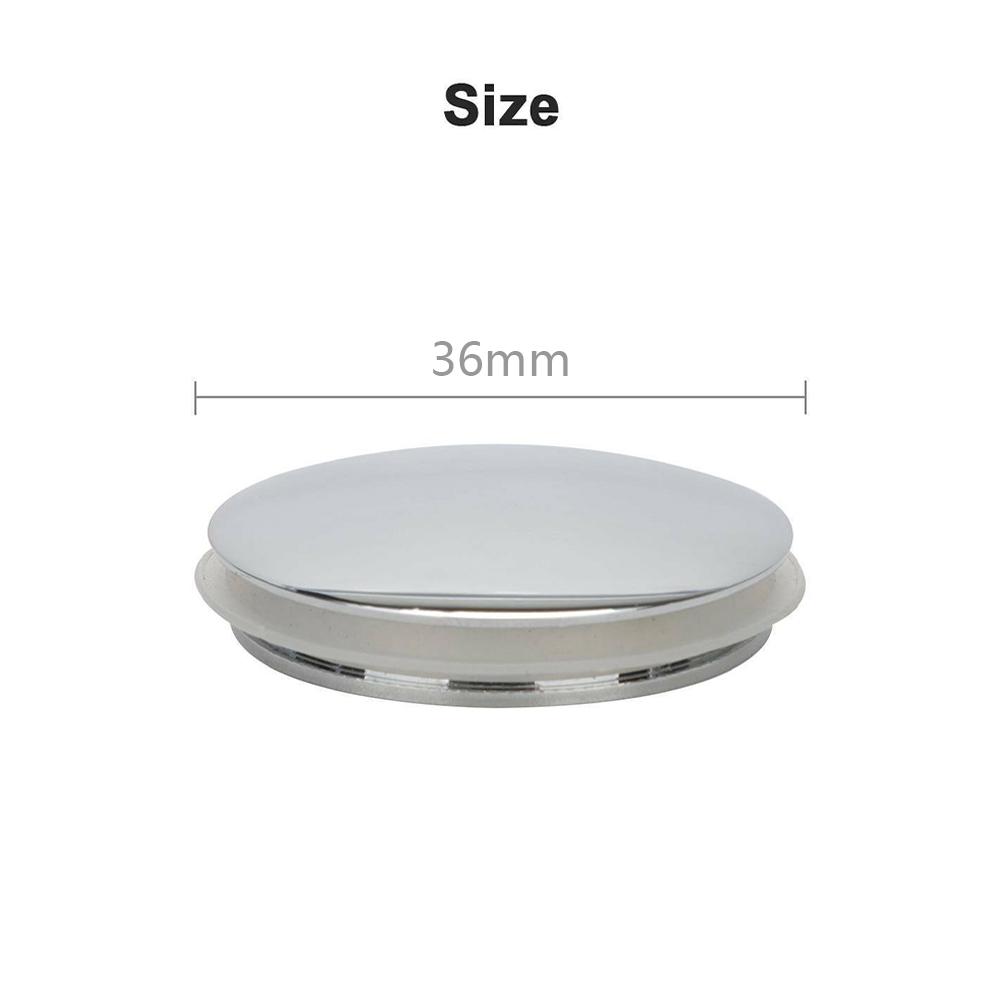 Tap Pop-Up Basin 36mm  Waste Chrome Sink Push Button Click Clack.Plug+Bolt