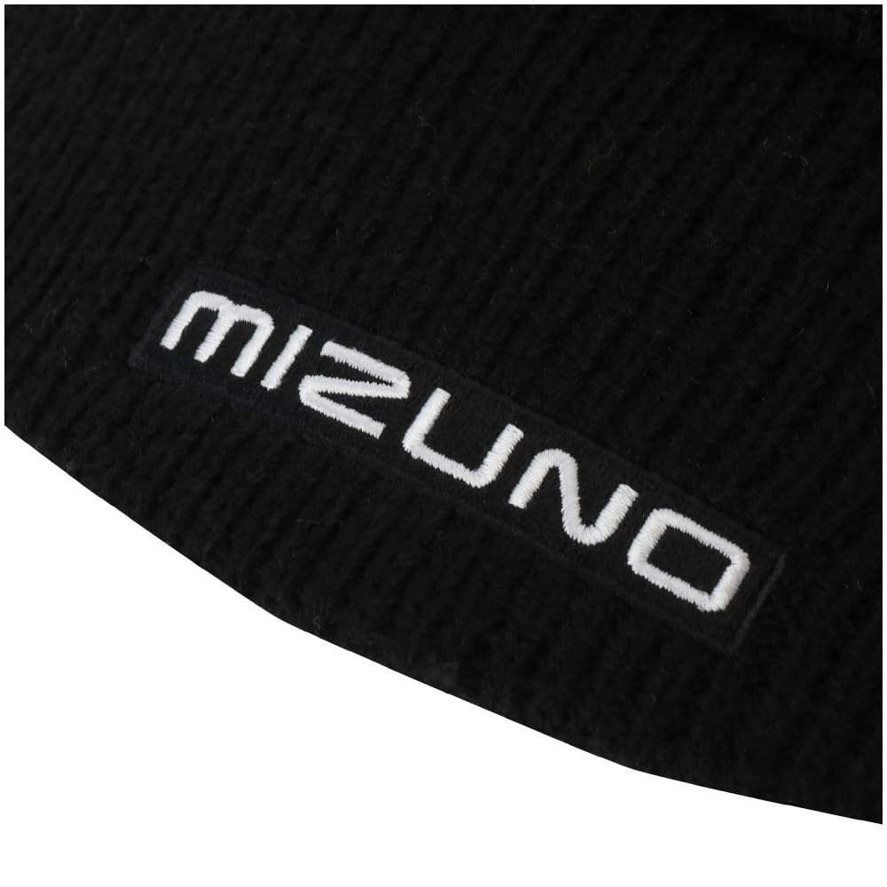 Mizuno Breath Thermo Tour Knit Golf E2MWB508 Cap, Heat-Generating Material, Men's Black,