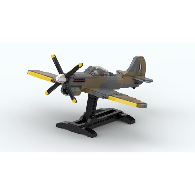 -152107 Wwii Storm Mk. V Combat Aircraft, Compatible Assembly Set Building Block Toy Boy