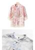 2026 Summer Chinese Style Mid-Sleeve Plus Size Blouse for Middle-Aged & Elderly Women