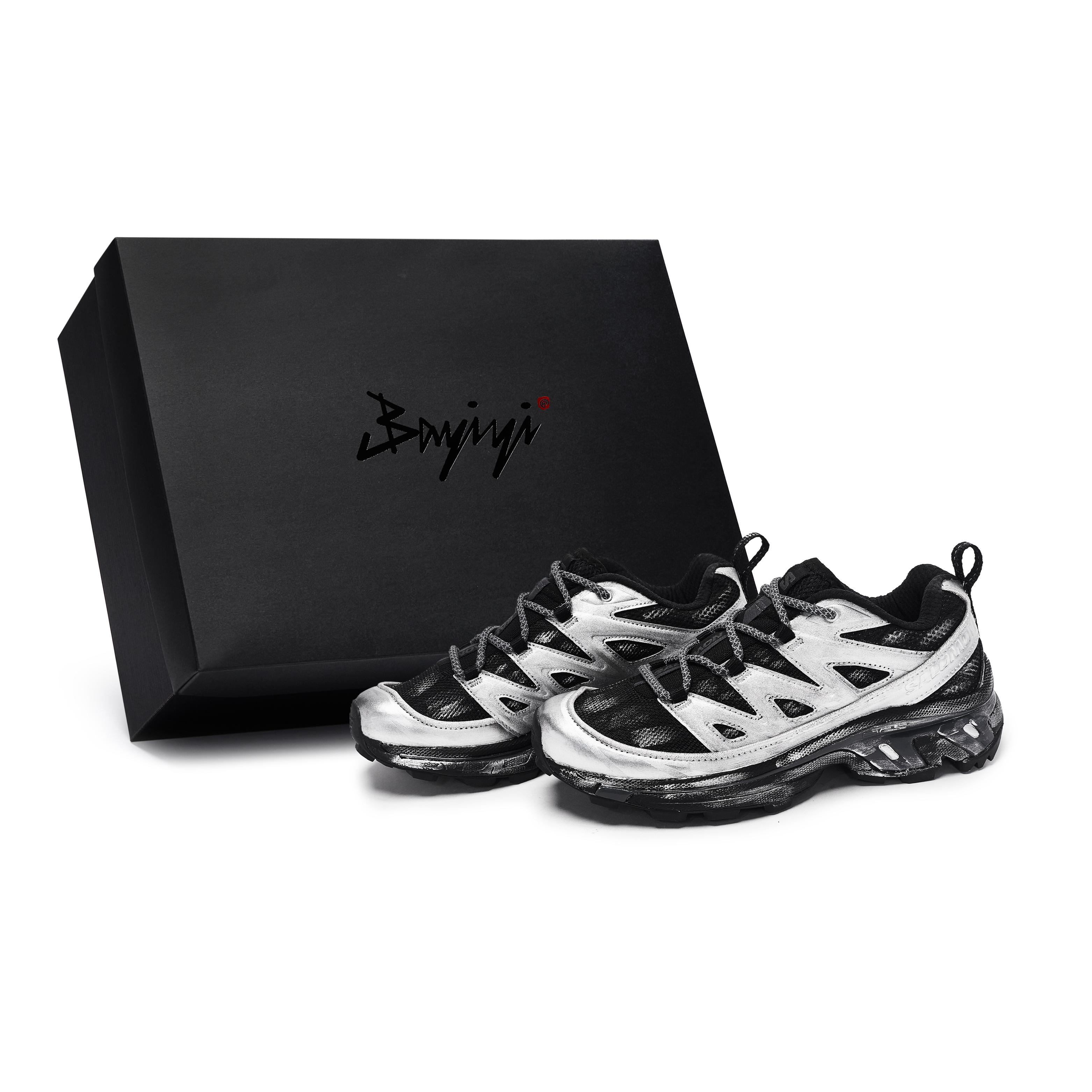 

SALOMON XT 6 811 Manufacturing, Ash Engine, Special Shoe Box Lightweight Low top Mountaineering Hiking Shoes 417413(Team80-S-BOX) 37⅓