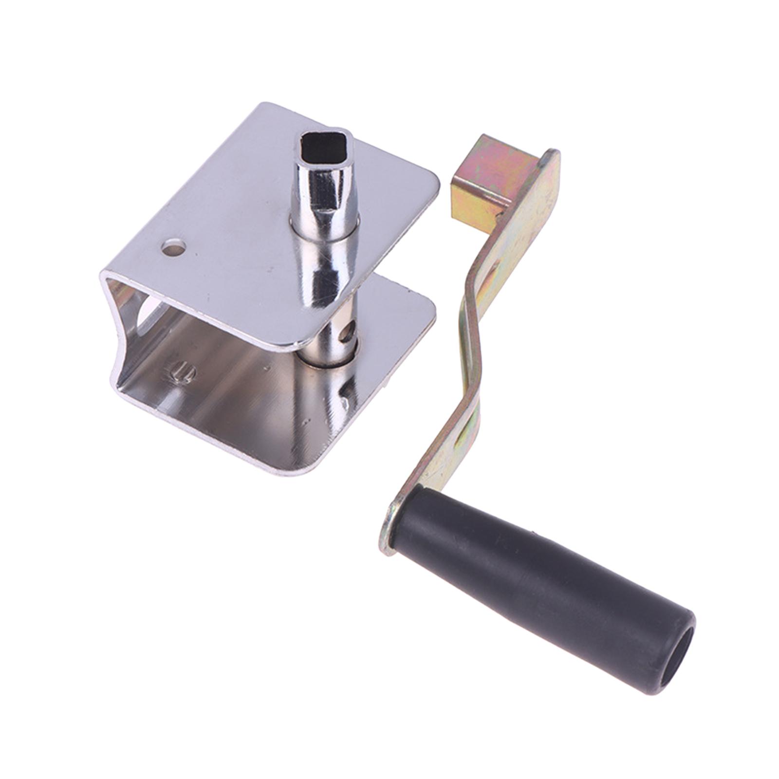 Sports Equipment Portable Accessories Replacement Hand Crank Net Tensioner Metal Volleyball Net Crank for Badminton Activities серебряный