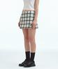 REST&RECREATION Rr Check Mini Skirt - Ivory