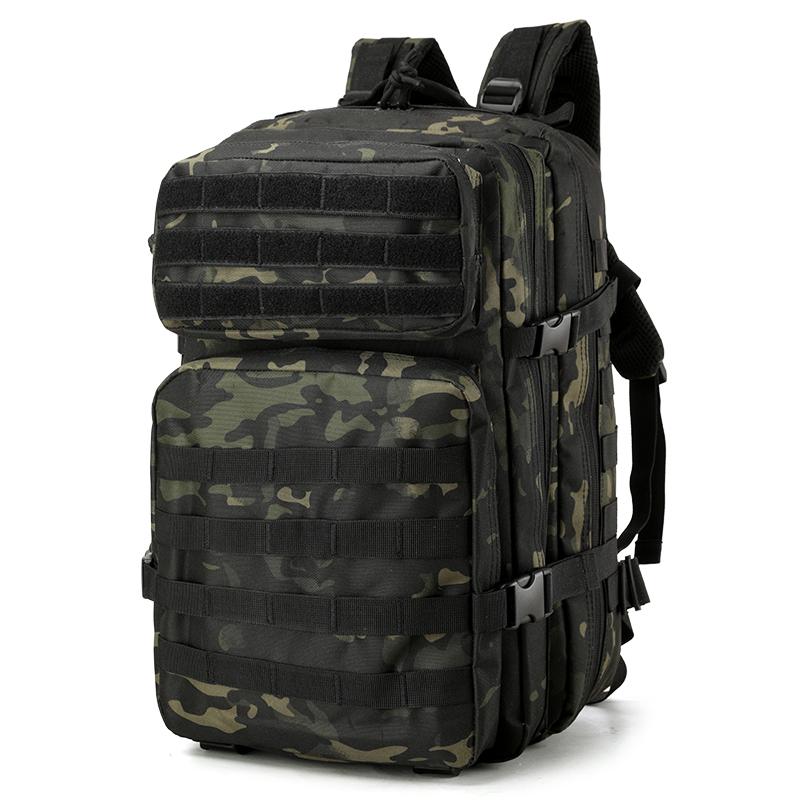 Large Capacity Outdoor Tactical Backpack With Multiple Compartments, Durable Men's Hiking Backpack, Oxford Men's Hiking Backpack