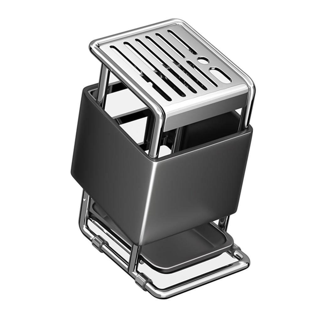 Kitchen Knife Holder Integrated Slant Insert Rack Space Saving Storage Multifunctional Kitchen Organizes for Utensils