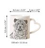 Chow Chow - Cup with a Dog, Adorable Cup with a Heart-shaped Handle, Universal Gift from the Art-Dog Brand