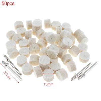 Cleaning Buffing Wheel Felt For Rotary Tool Polishing Pad +4pcs Mandrels