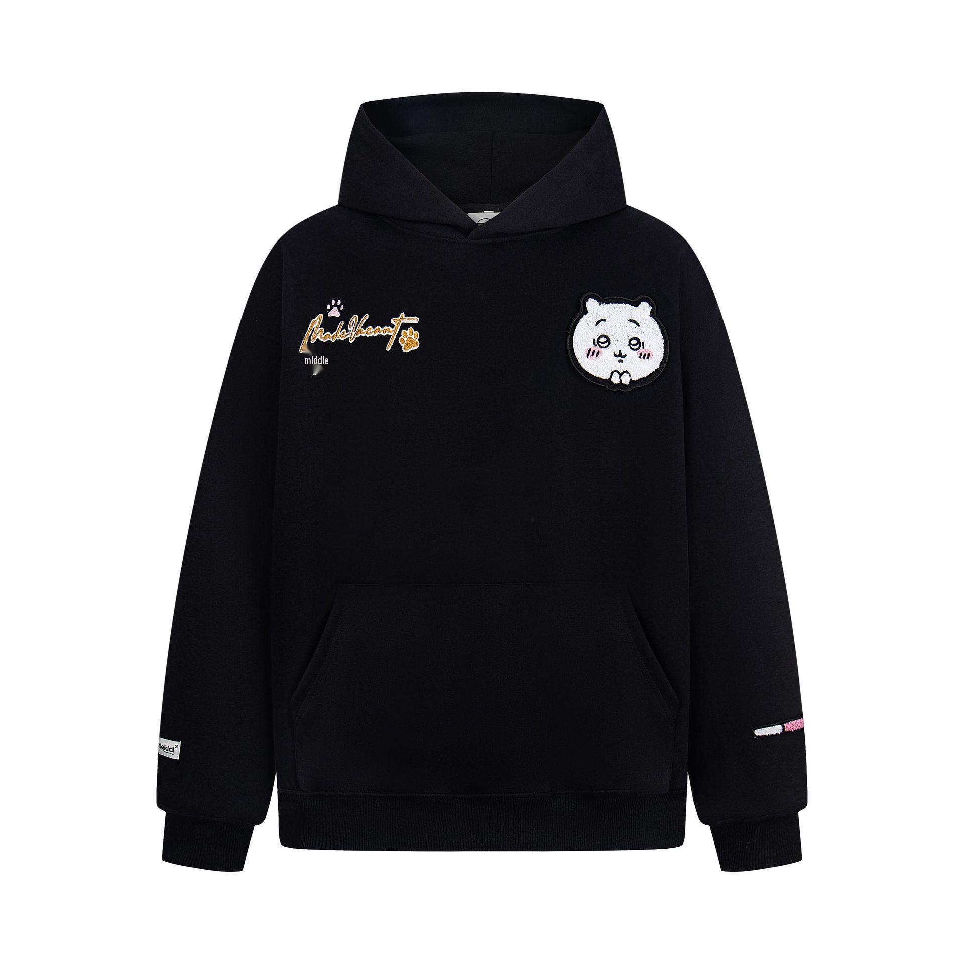 Usagi Embroidered Velcro Hoodie - Men s Casual AutumnWinter Trend X-Large 2698₽