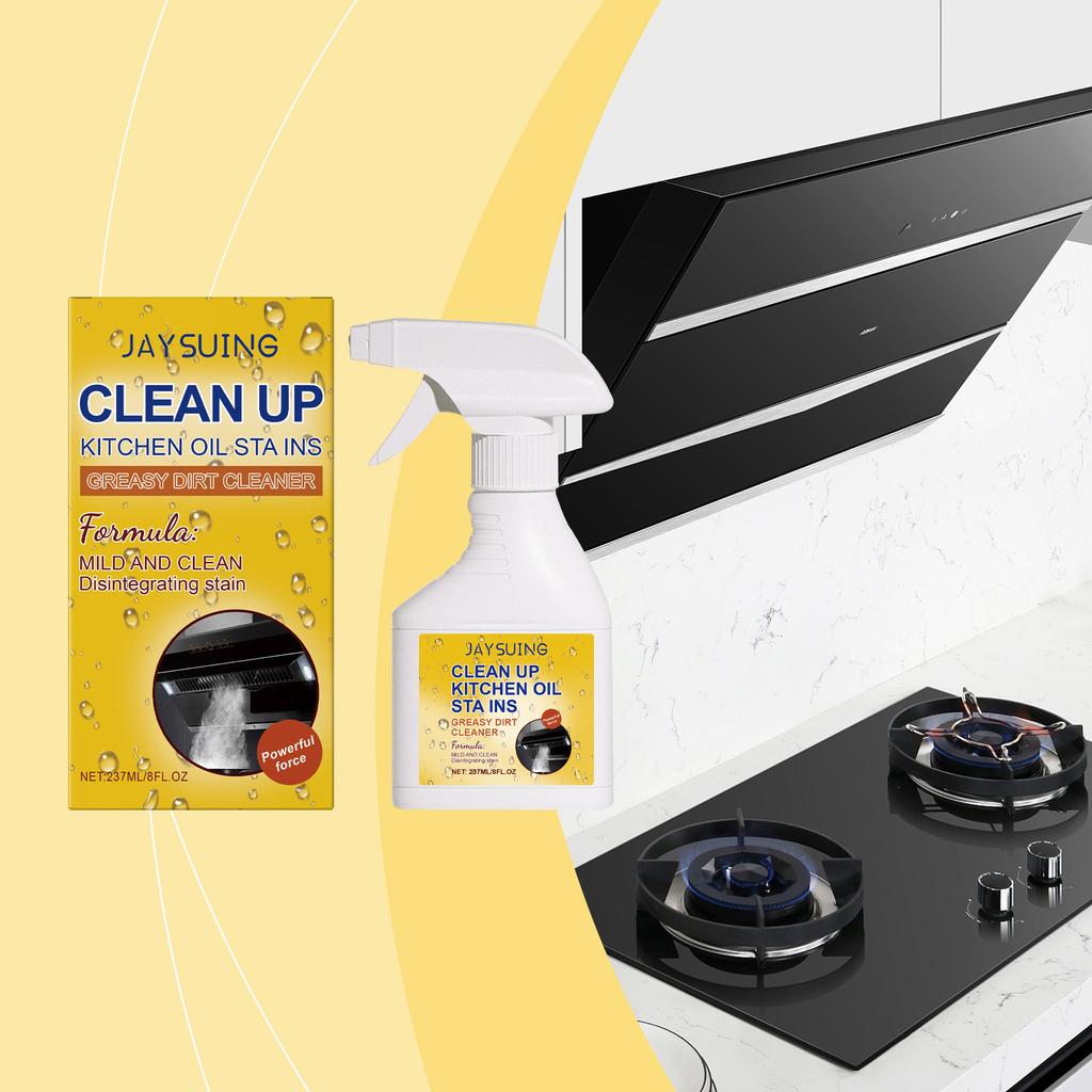237MLVersatile Oil Stain Cleaning Agents Kitchen Oil Remover Degreaser Spray Strong Dissolve Grease Oil Stain Cleaner Kitchen Co